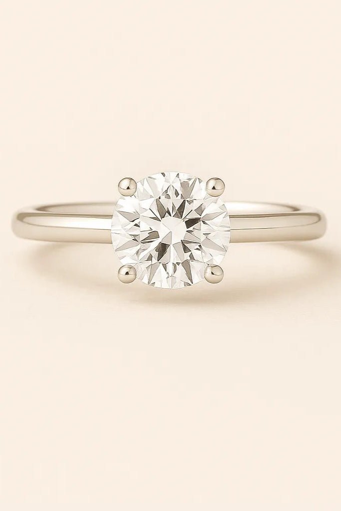Classic Solitaire Zirconia Ring - Iane Jewelry