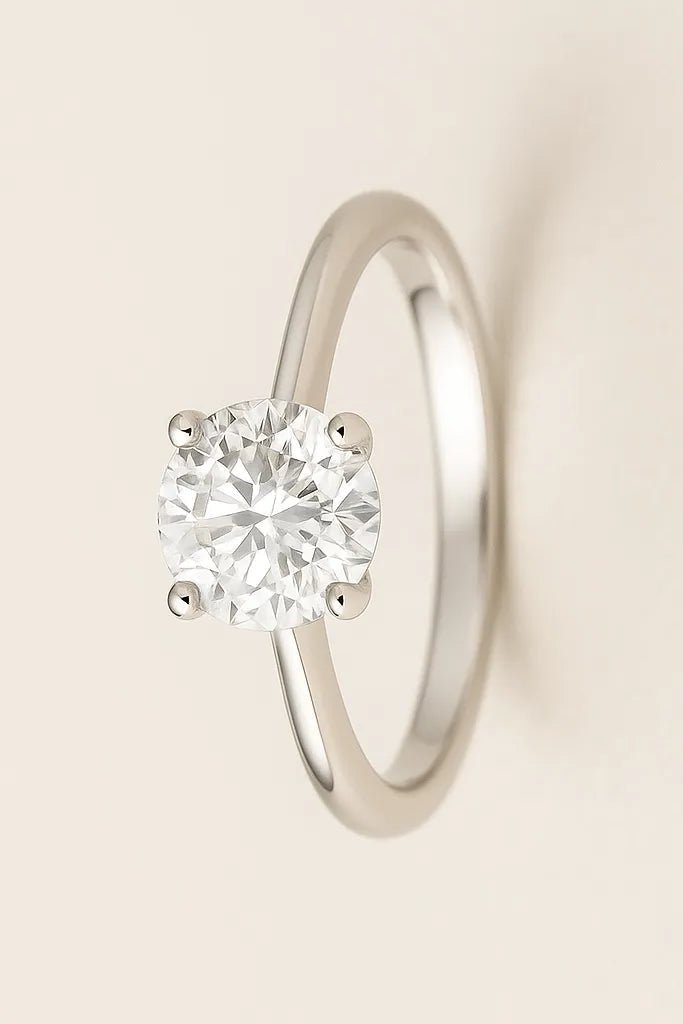Classic Solitaire Zirconia Ring - Iane Jewelry
