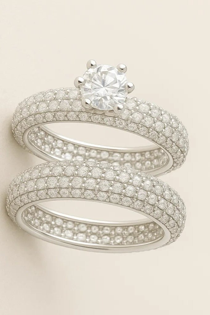 Duo Pair Zirconia Ring - Iane Jewelry