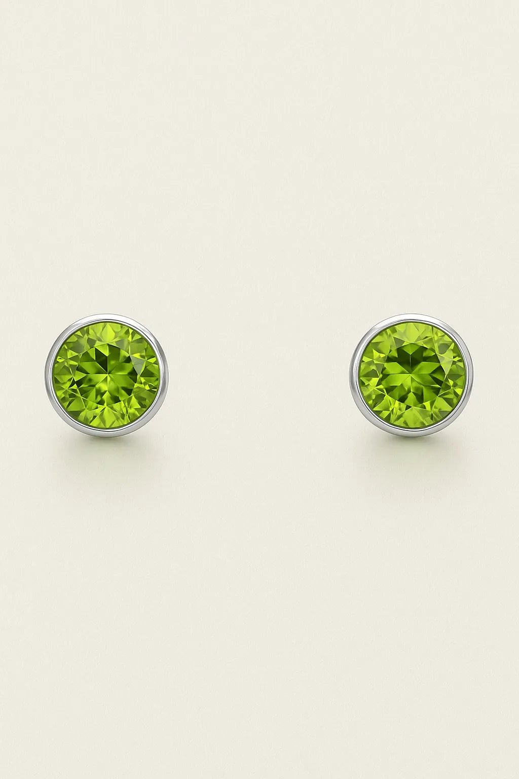 Petite Peridot Stud Earrings - Iane Jewelry