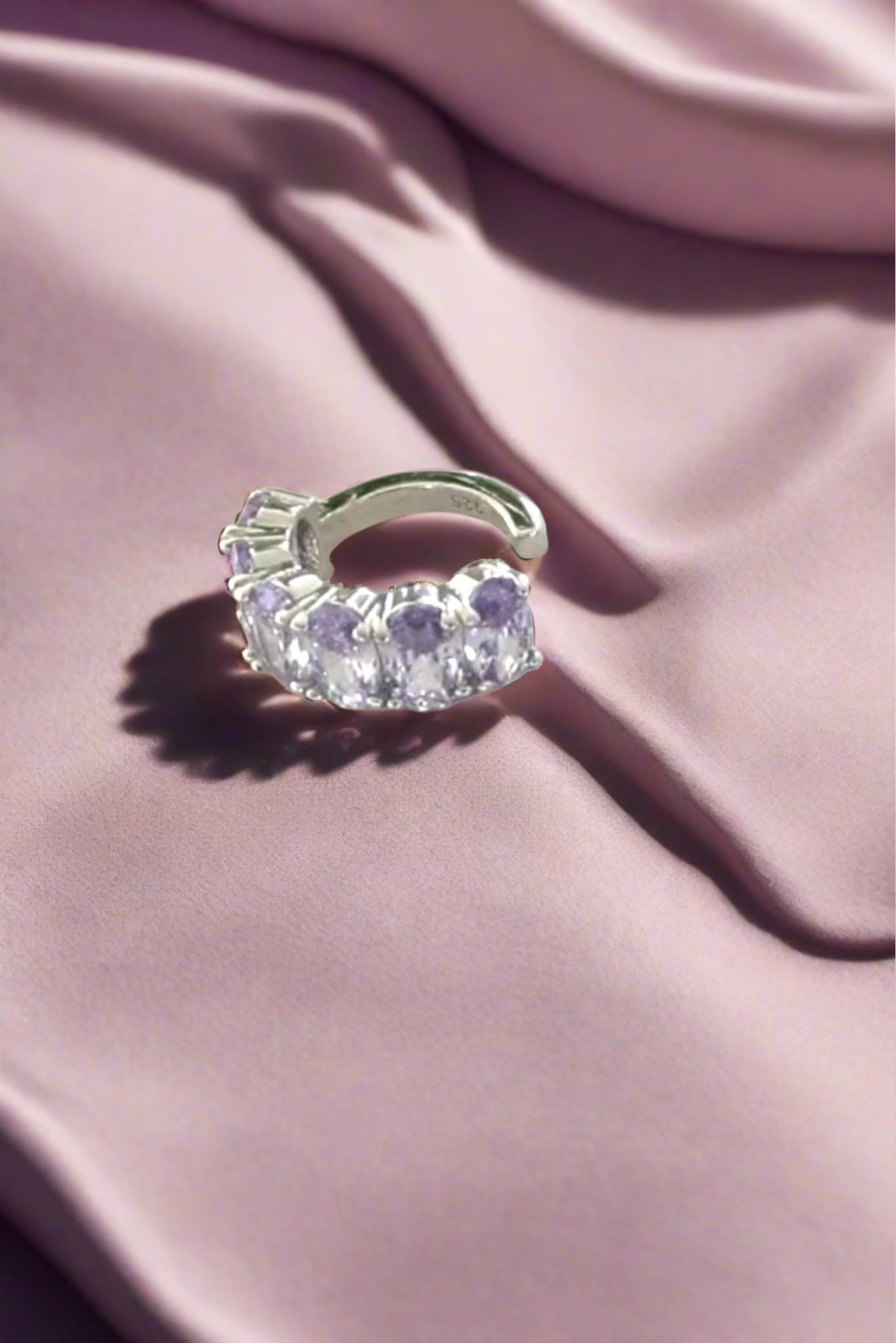 Purple Clip on Earrings - Iane Jewelry