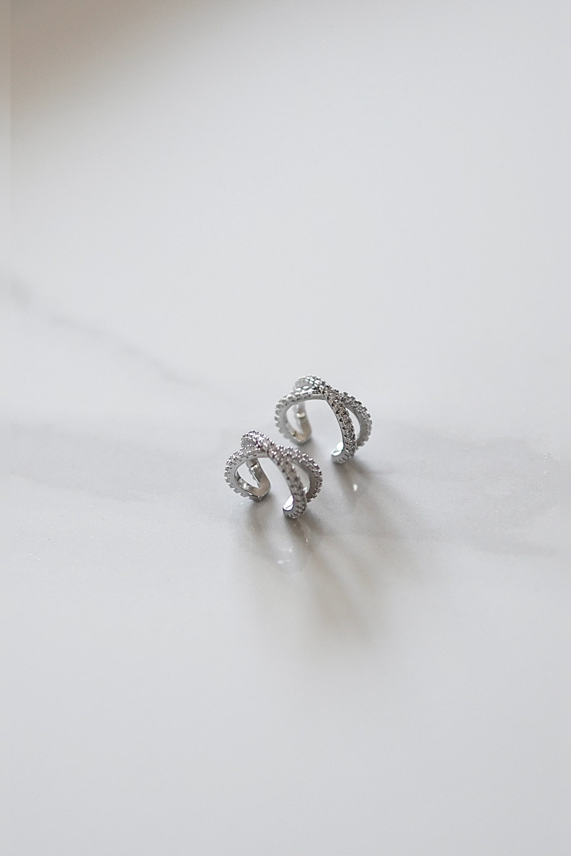 Double Clip On Earrings - Iane Jewelry
