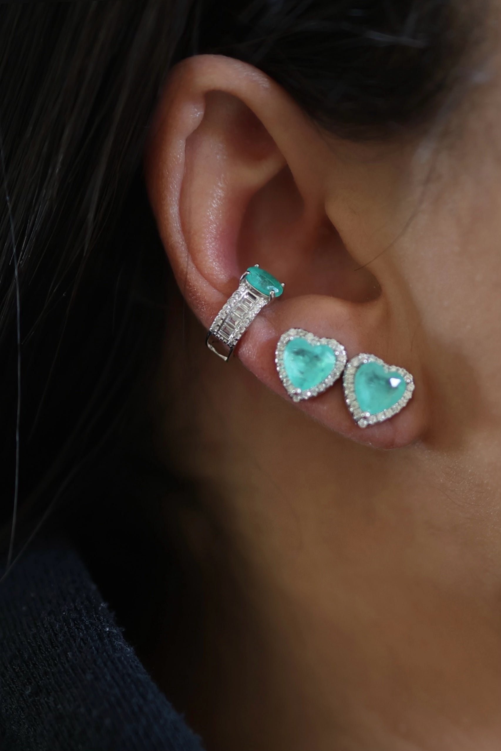 Turquoise Clip on Earrings - Iane Jewelry