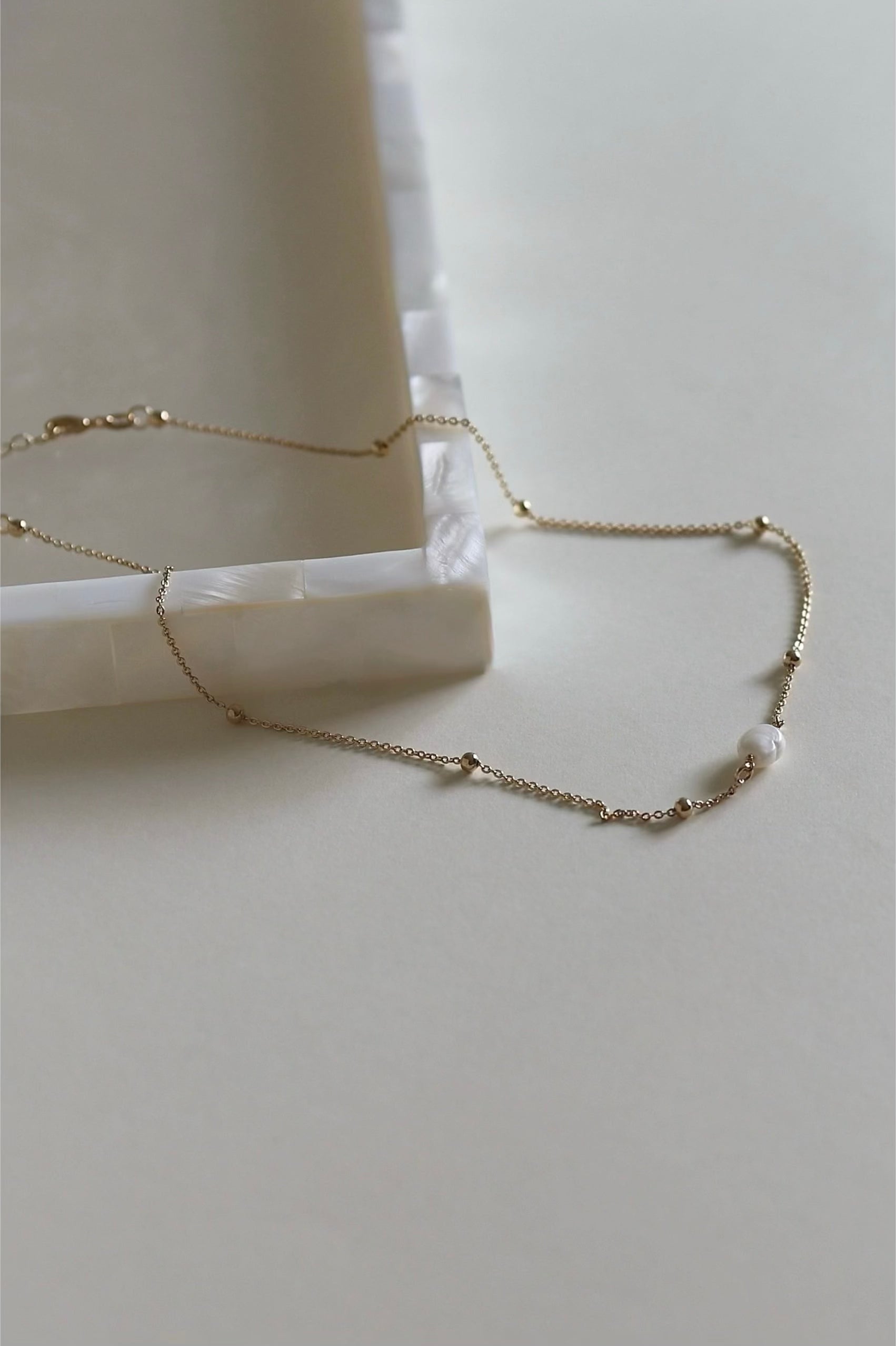 Classic Pearl Cascade Necklace - Iane Jewelry