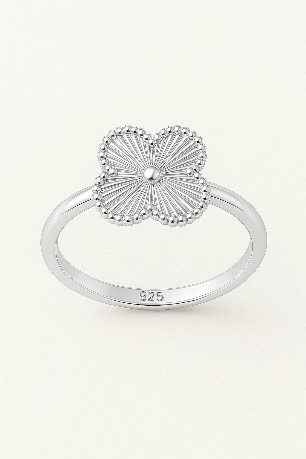 Silver Clover Ring - Iane Jewelry