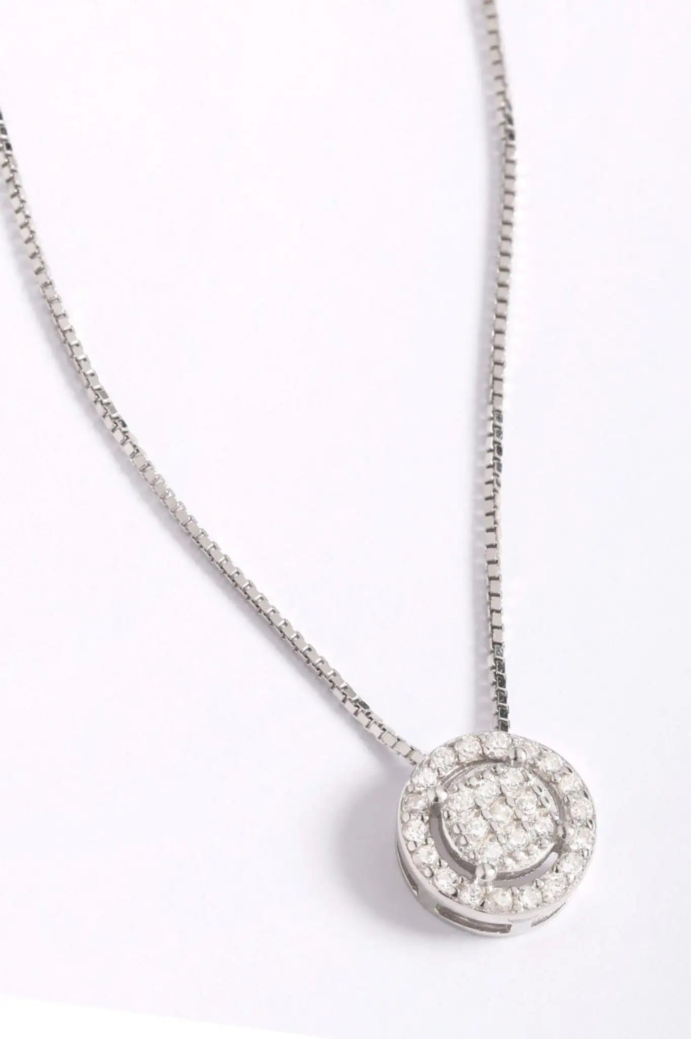 Sterling Silver Chocker, Button Necklace, Duo Pair Ring & Light Earrings Set - Iane Jewelry