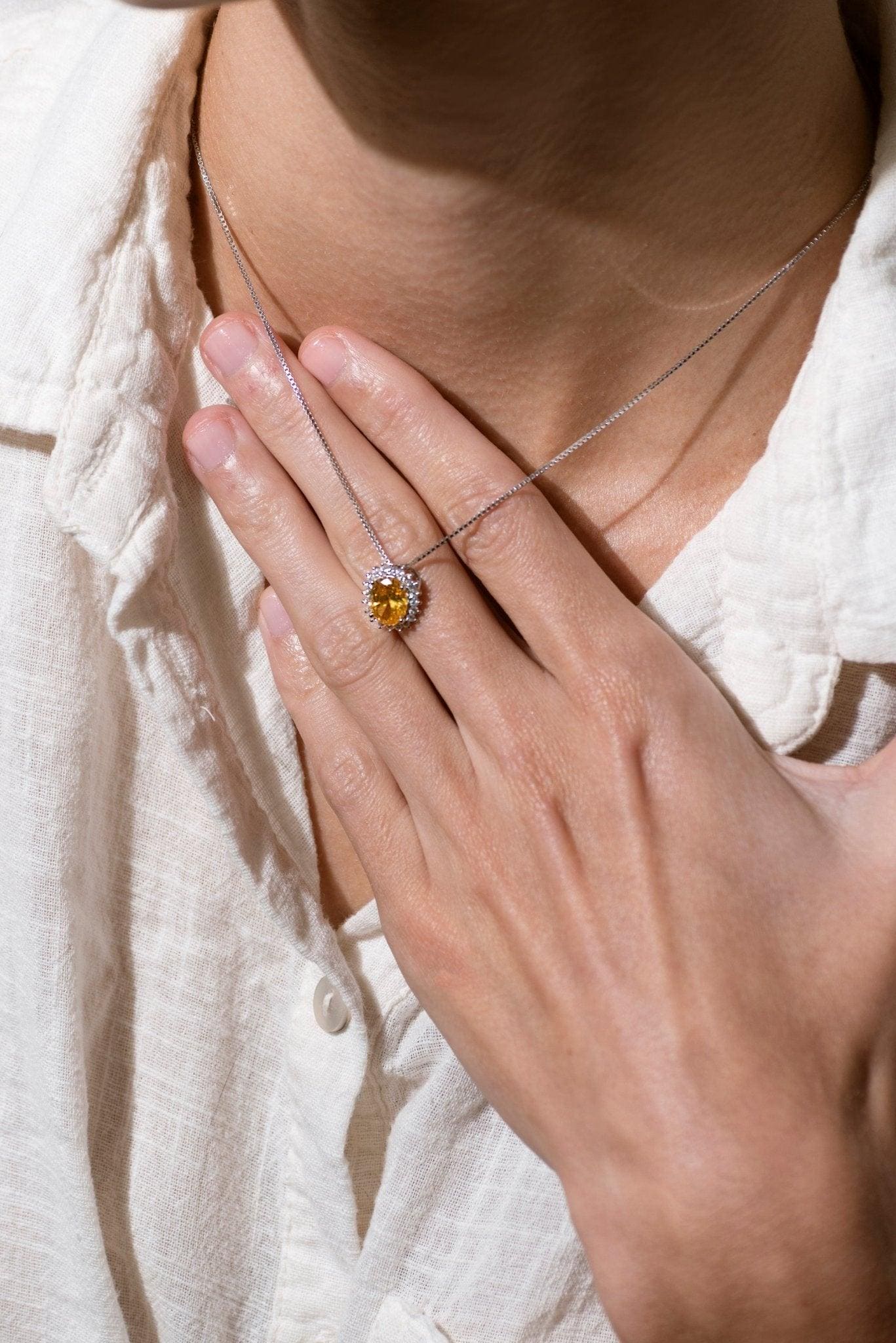 Citrine Rings, Necklaces & Earrings