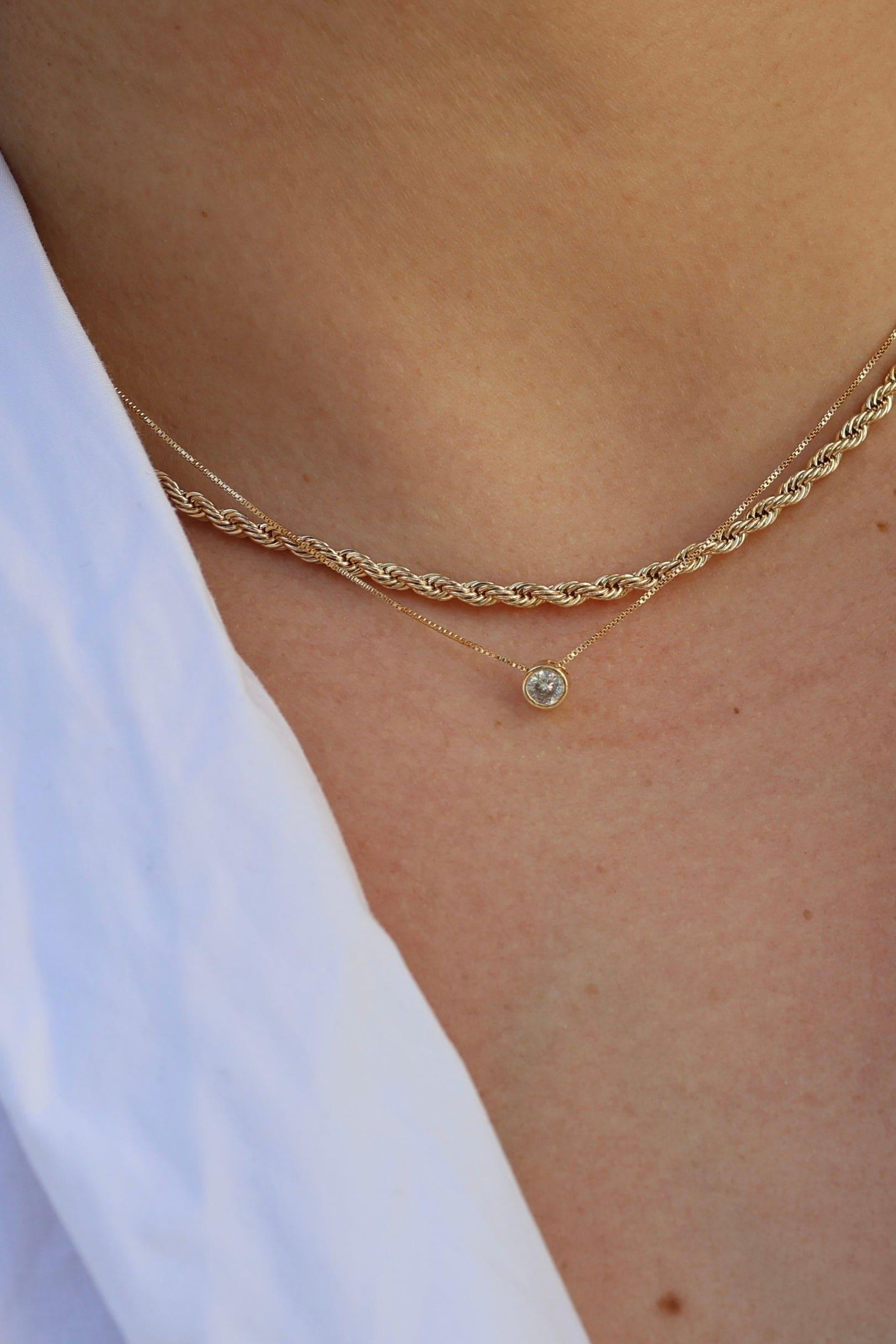 Classic Gold Link Necklace - Iane Jewelry