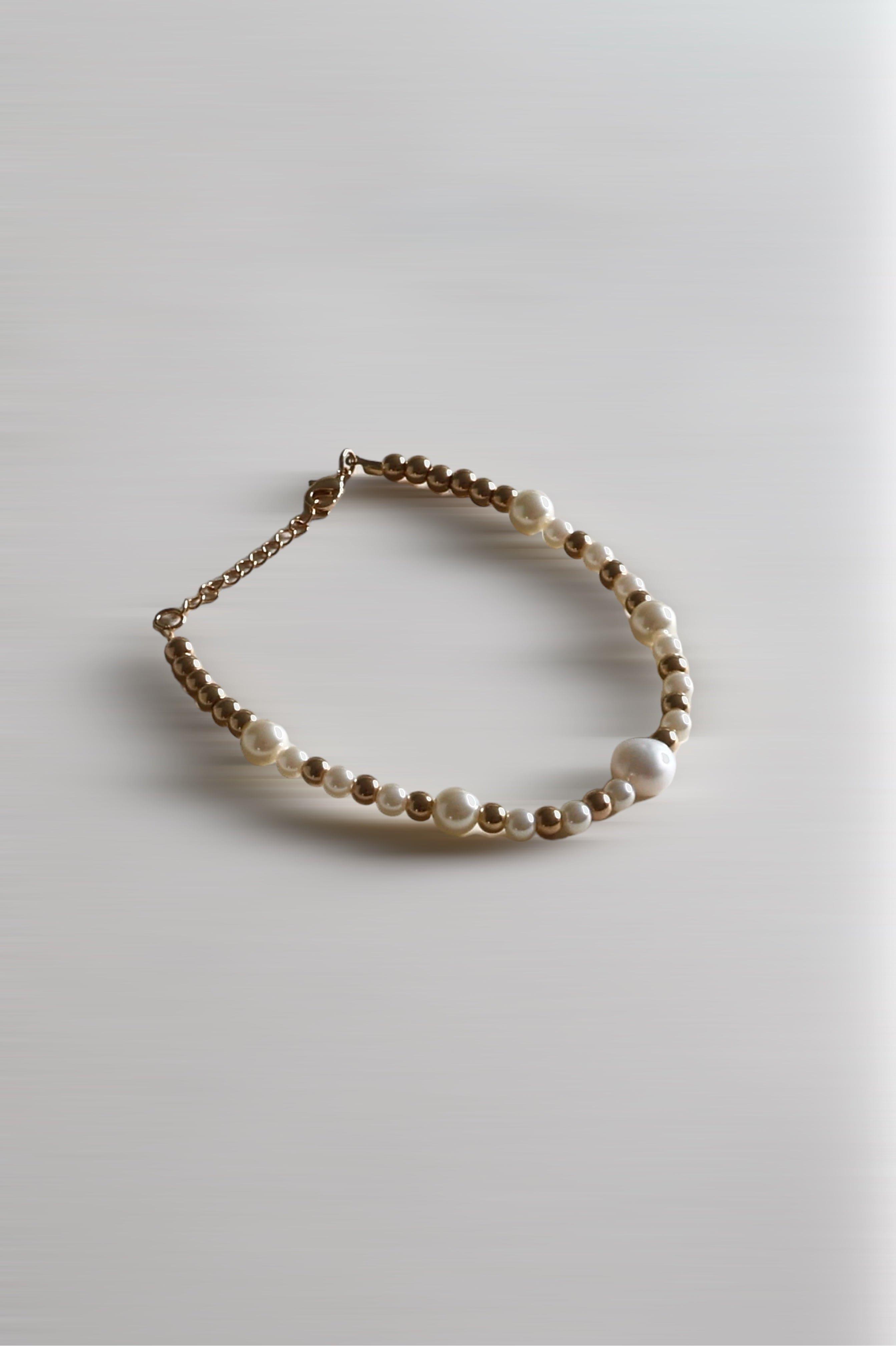 Luminous Pearl Strand Bracelet - Iane Jewelry