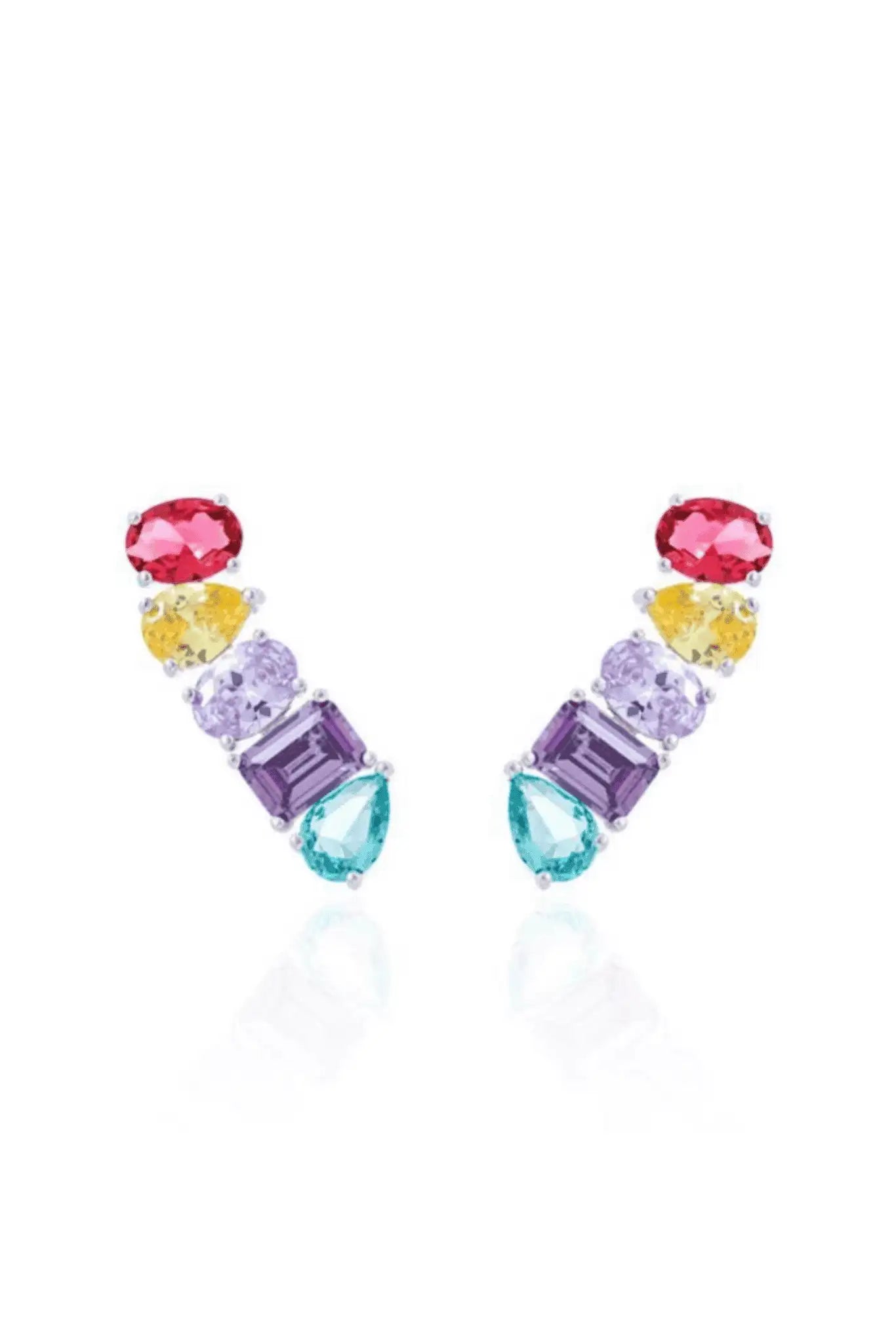 Aurora Mix Ear Climbers - Iane Jewelry