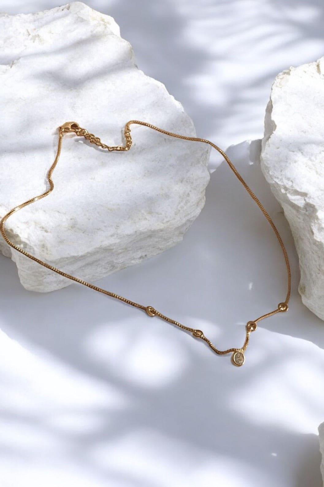 Timeless Gold Bead Necklace - Iane Jewelry