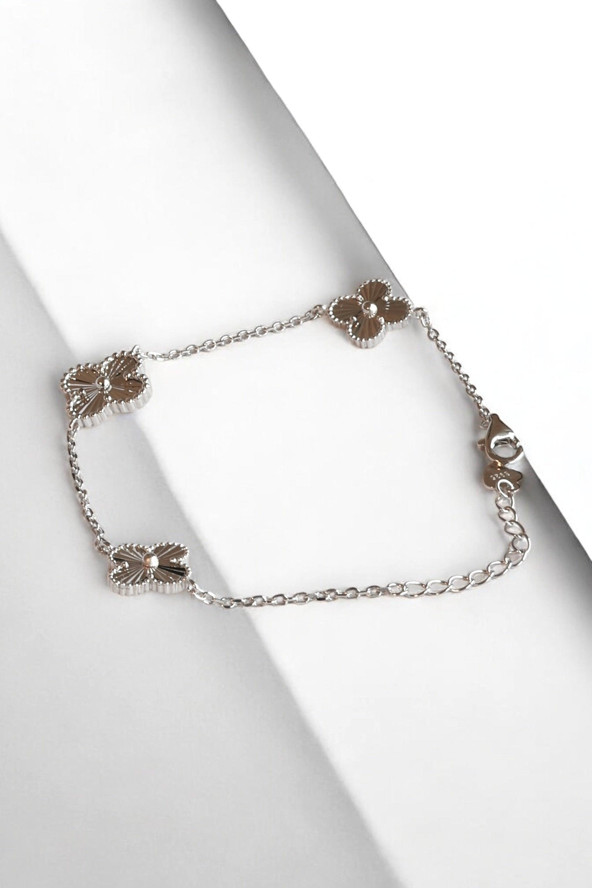 Clover Silver Bracelet - Iane Jewelry