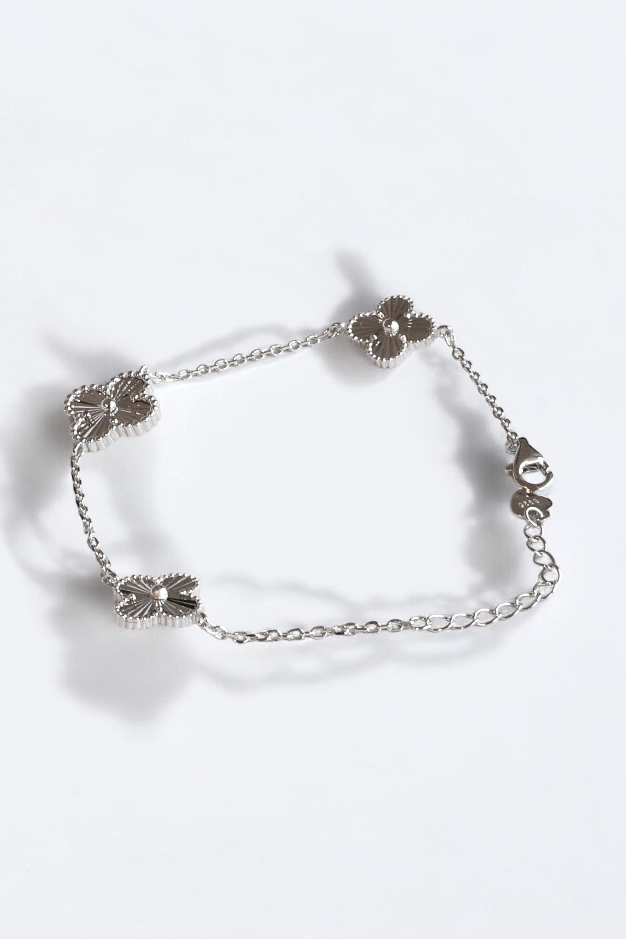 Clover Silver Bracelet - Iane Jewelry