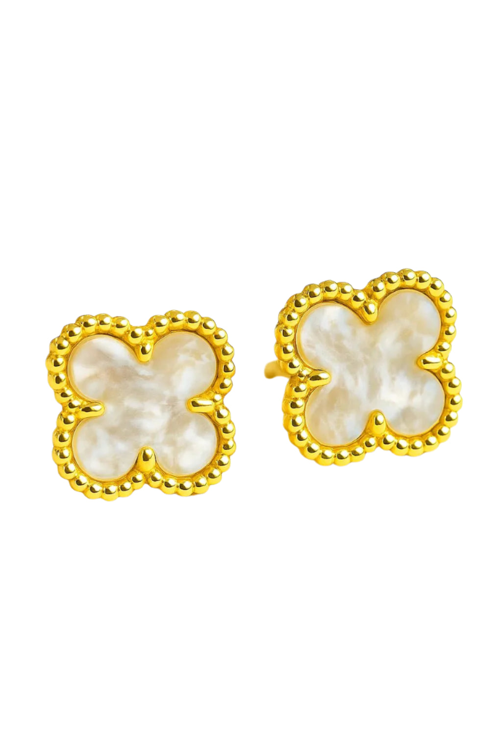 Gold Clover Earrings Set - Iane Jewelry