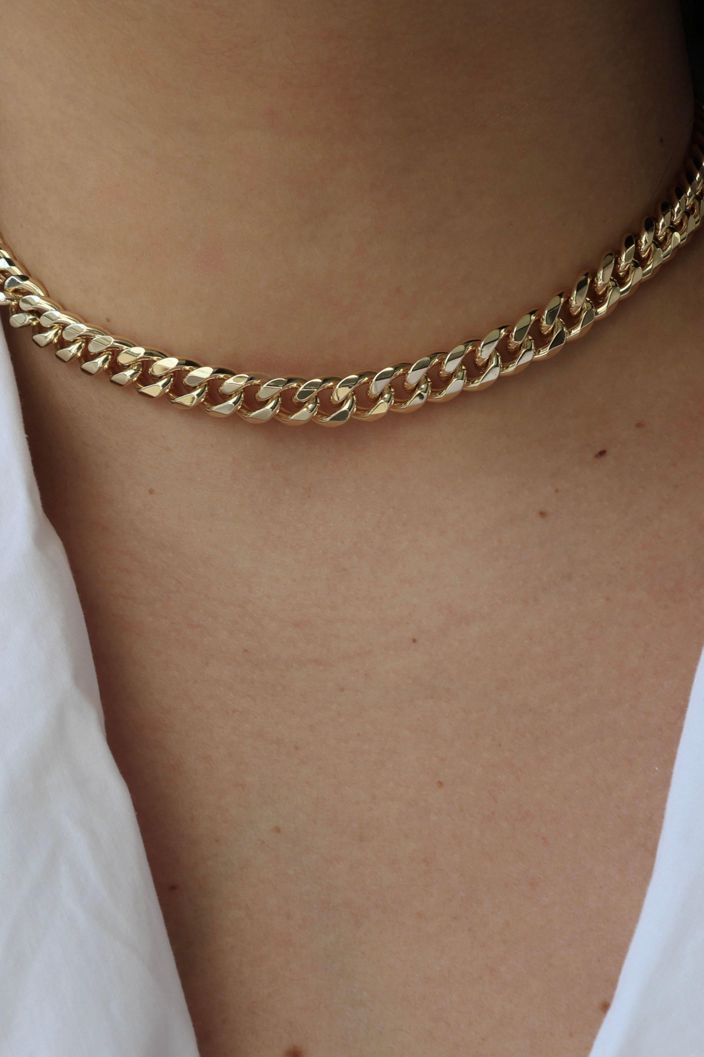 Chunky Gold Choker Necklace - Iane Jewelry