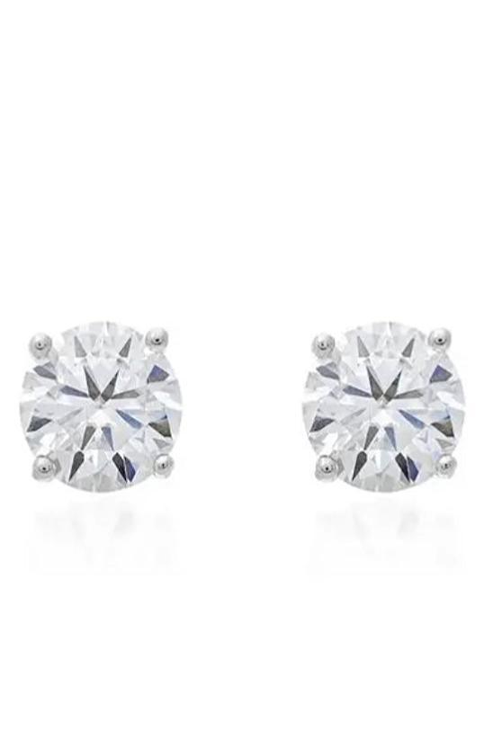 Halo Moissanite Earrings - Iane Jewelry