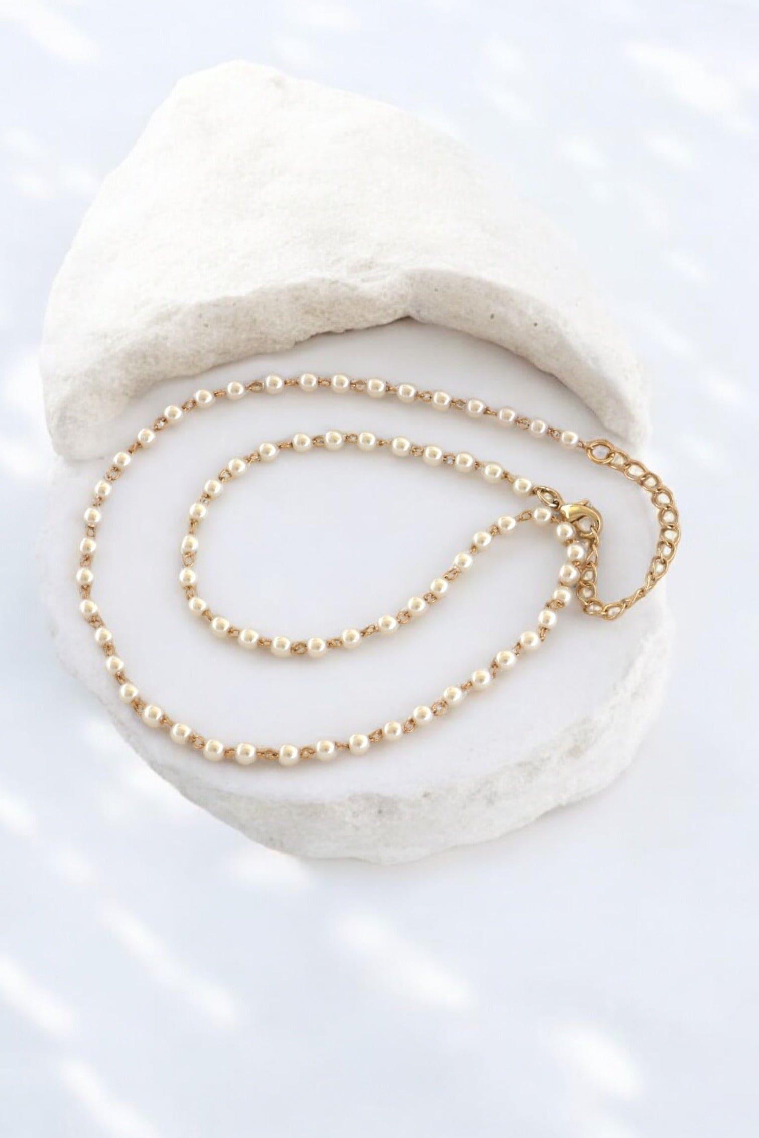 Classic White Pearl Choker - Iane Jewelry