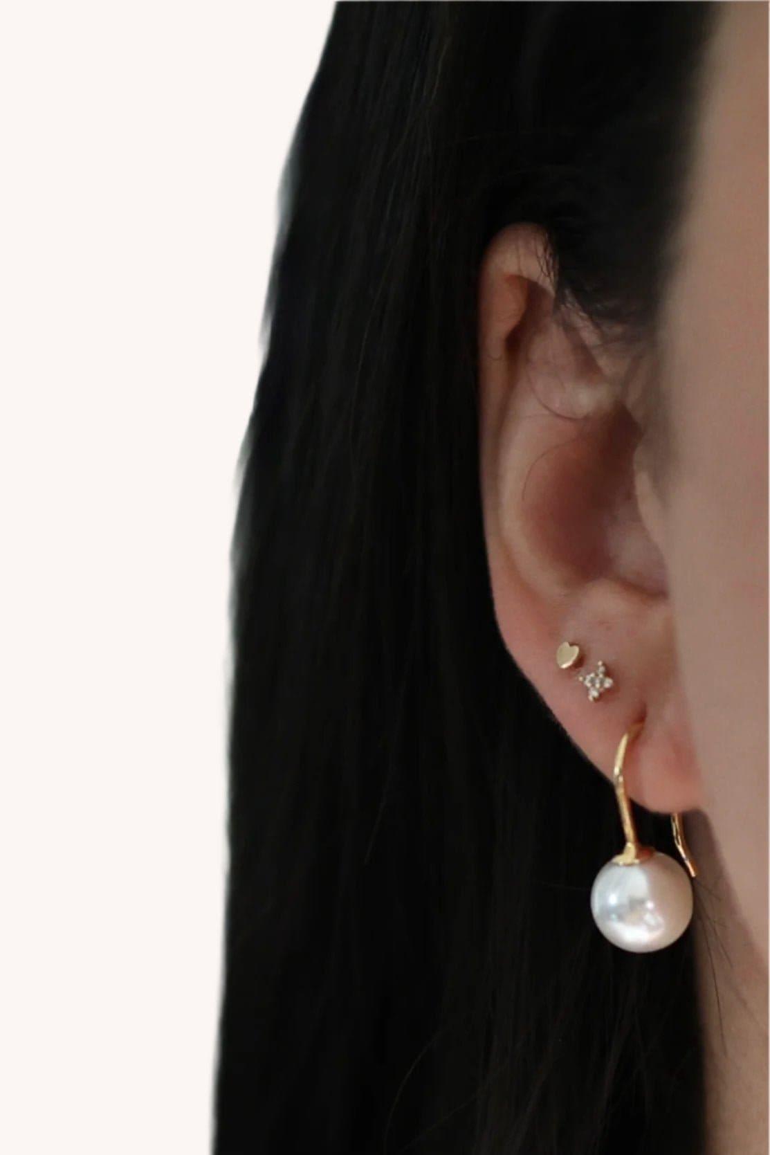 Pearl Cascade Hook Earrings - Iane Jewelry