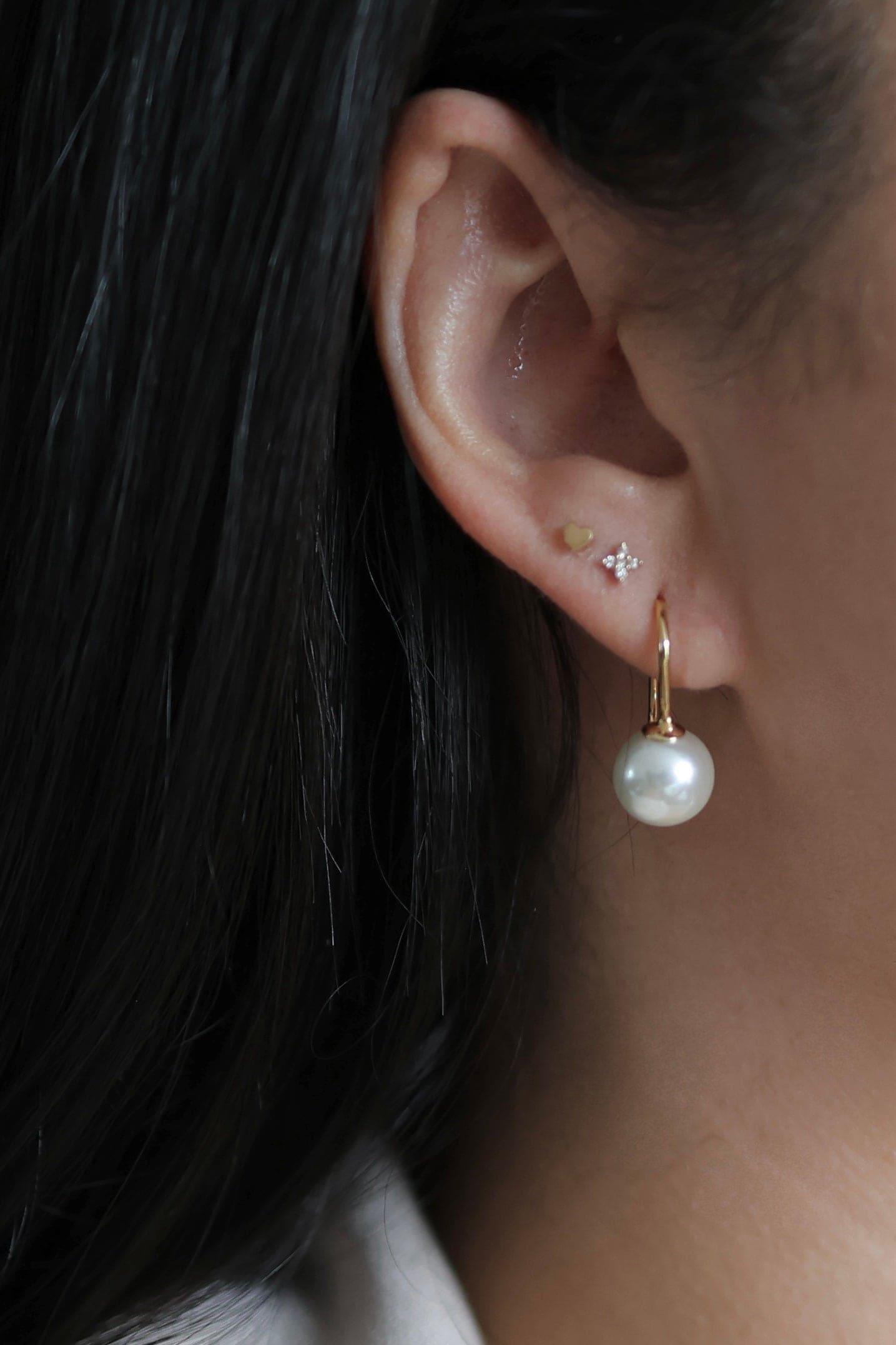 Pearl Cascade Hook Earrings - Iane Jewelry