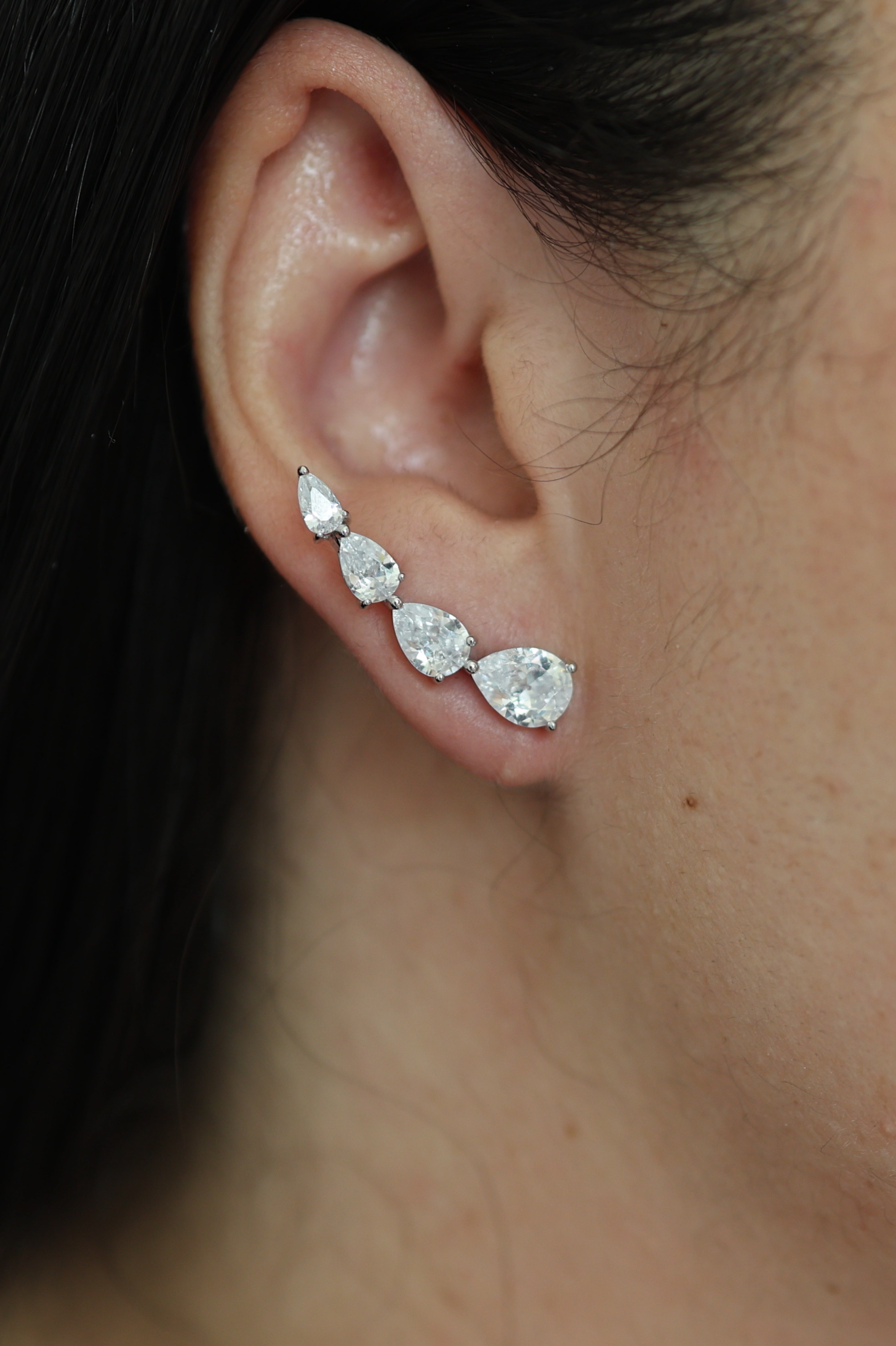 Minimal Drop Ear Cuff - Iane Jewelry