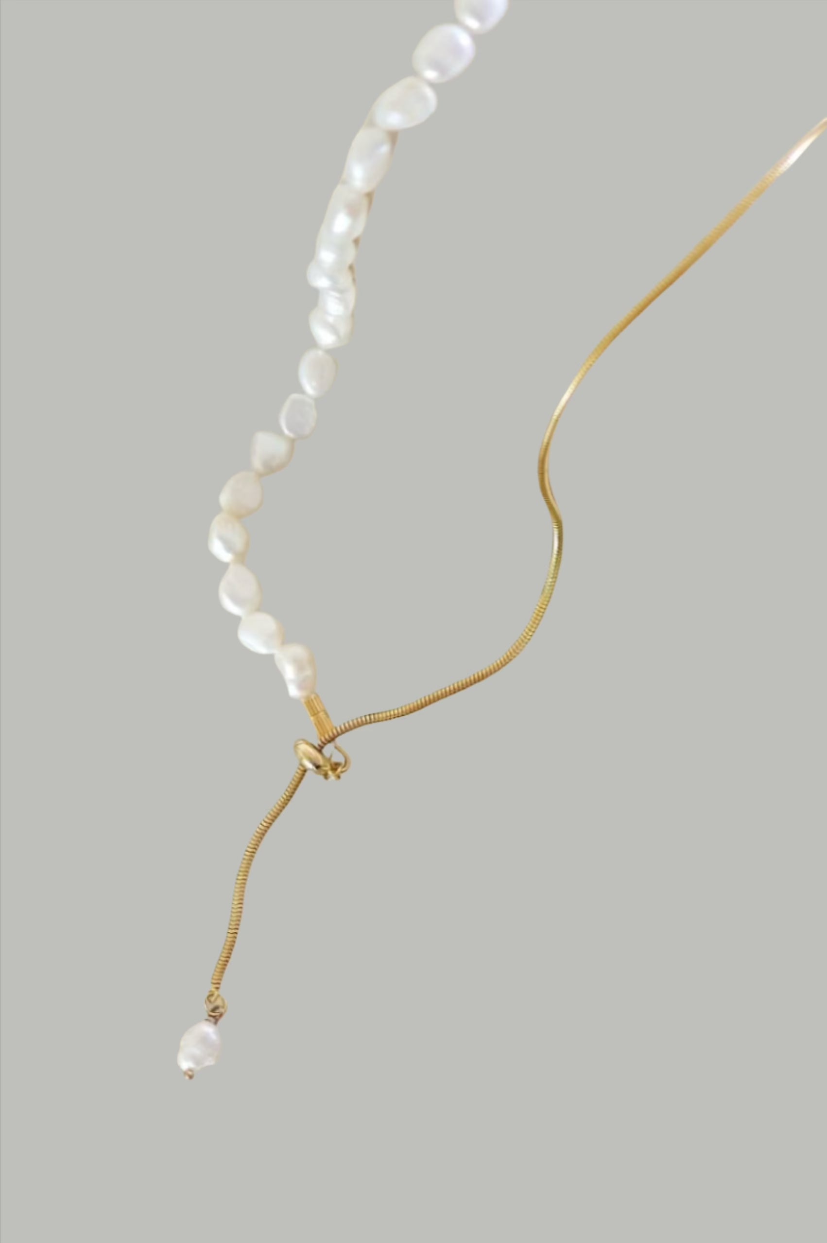 Dainty Pearl Drop Necklace - Iane Jewelry