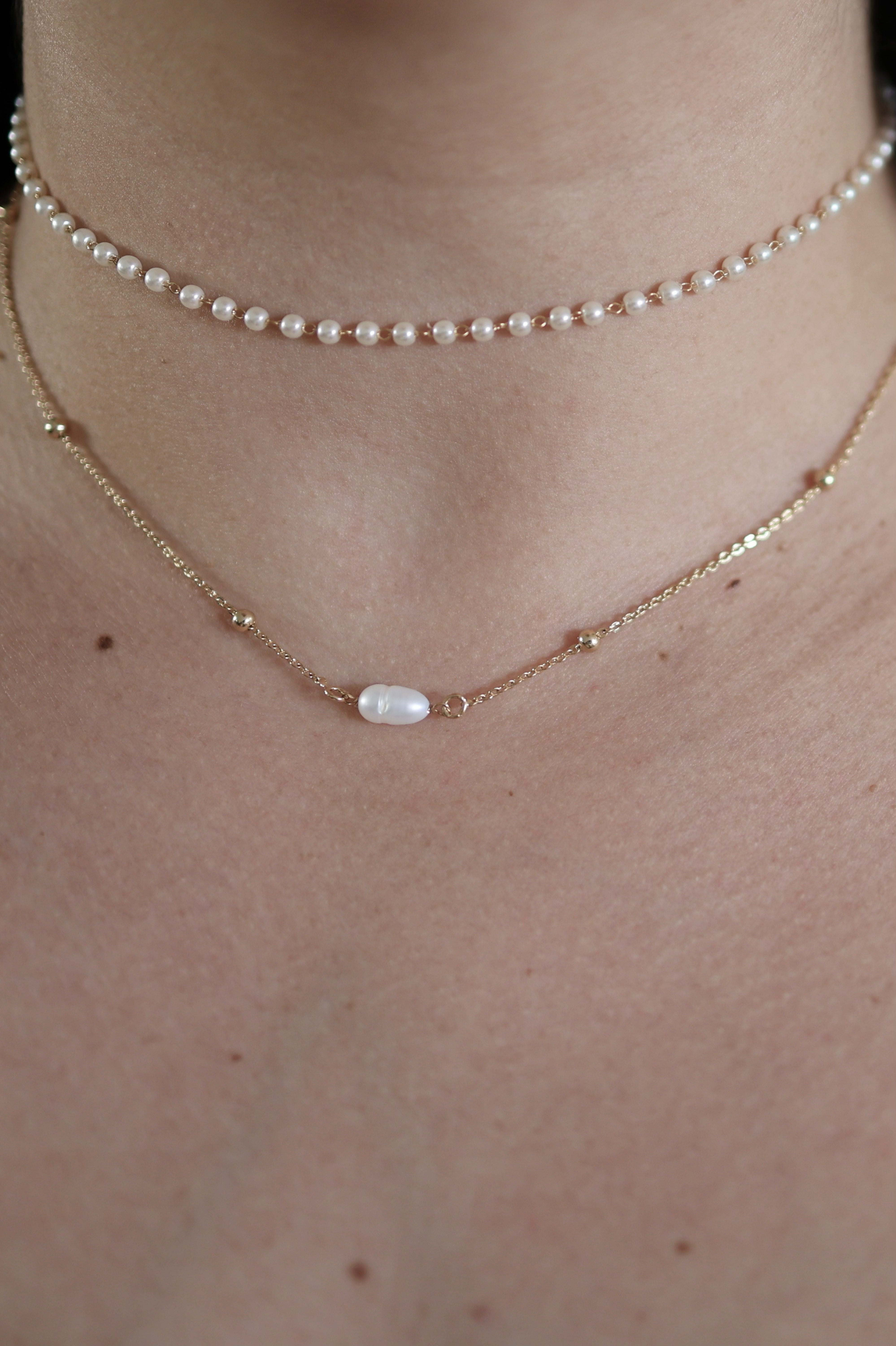 Classic White Pearl Choker - Iane Jewelry