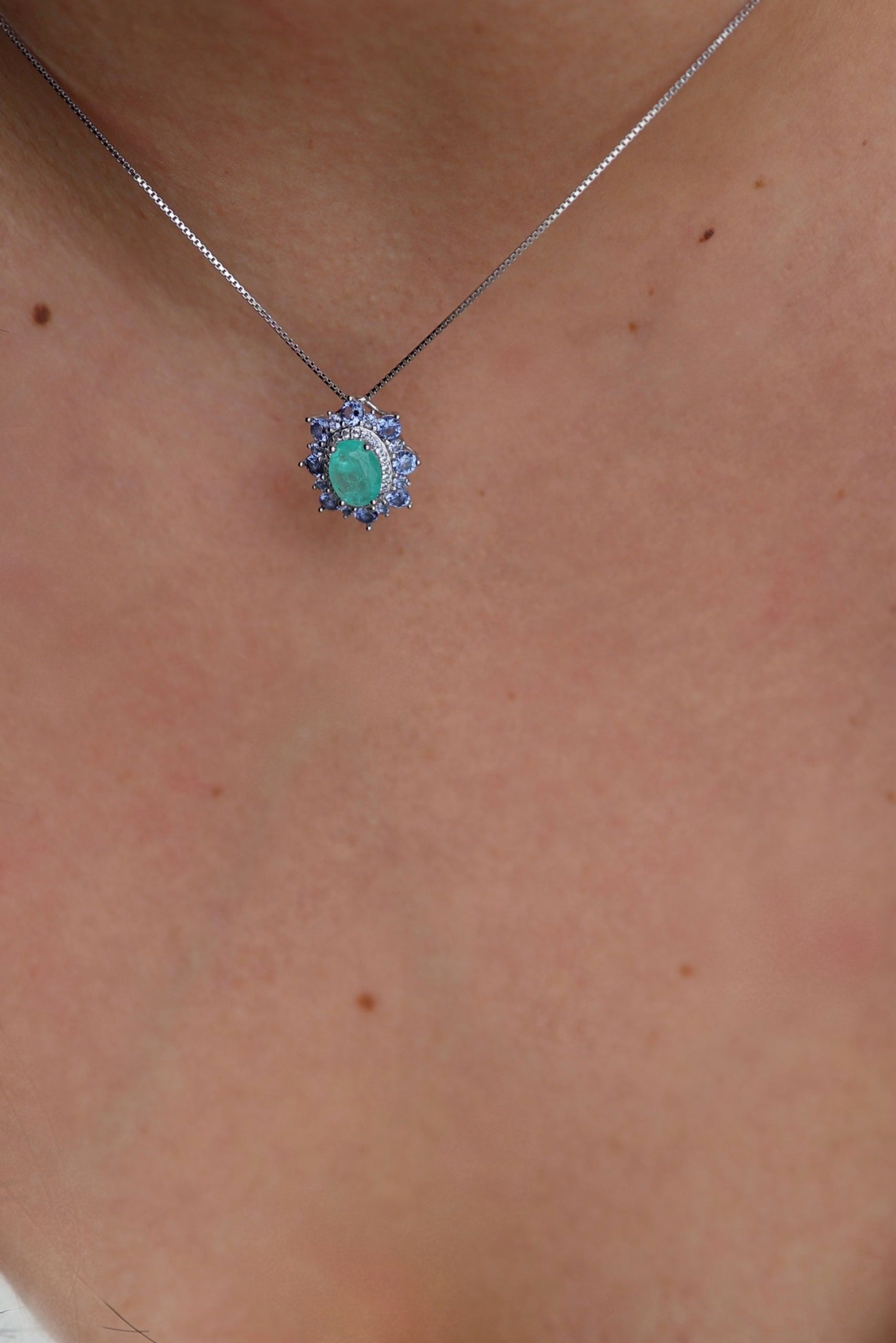 Azure Waters Zirconia Necklace - Iane Jewelry