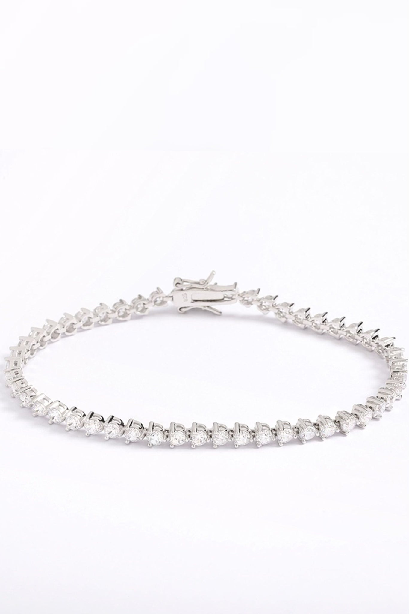 Slim Cubic Zirconia Tennis Bracelet - Iane Jewelry