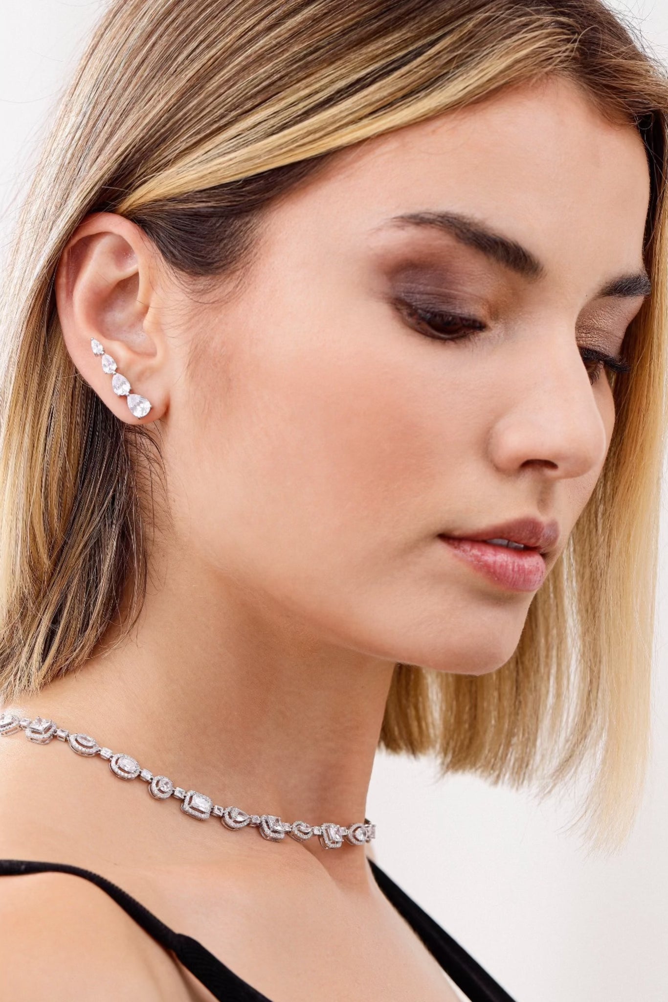 Minimal Drop Ear Cuff - Iane Jewelry