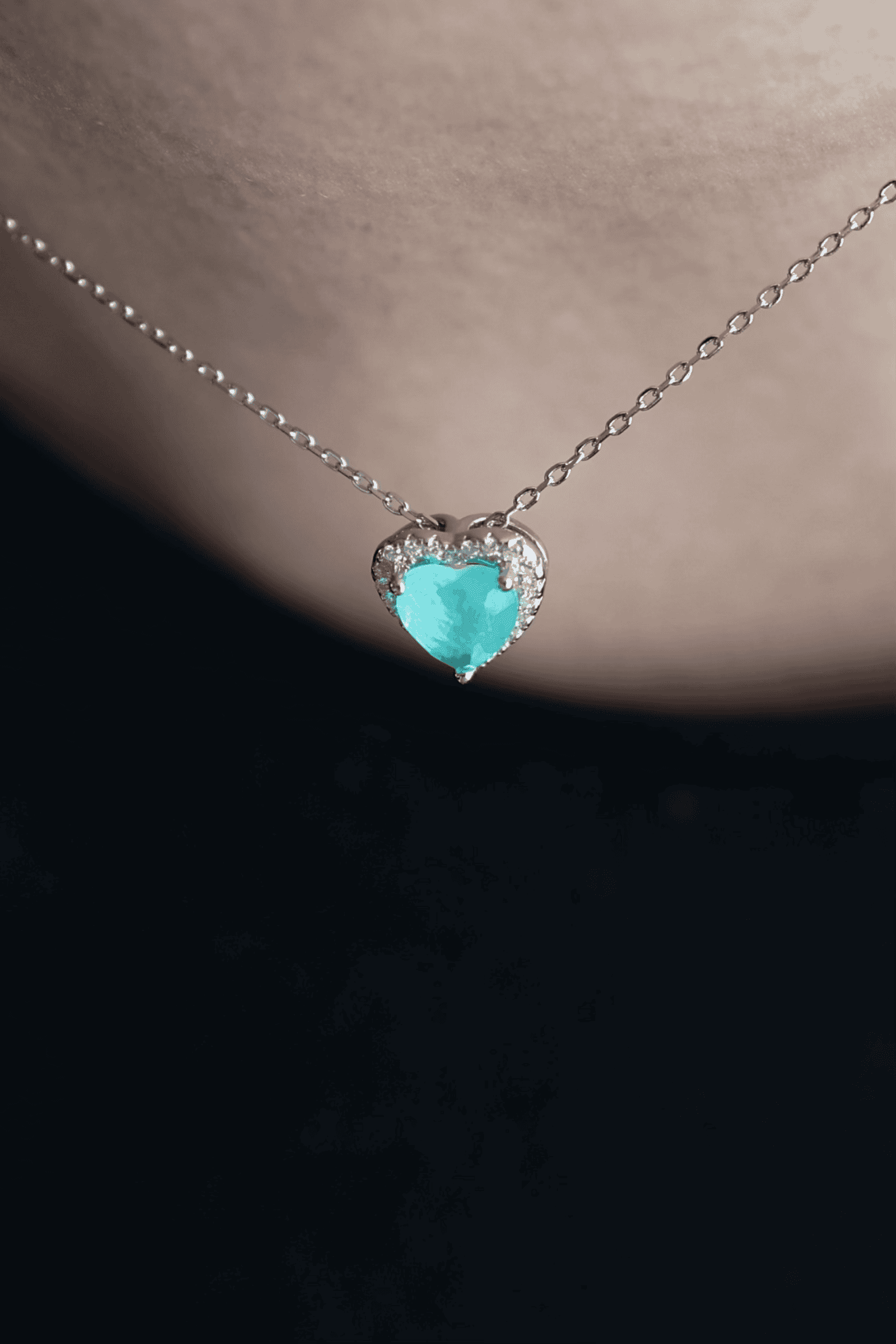 Ocean Turquoise Heart Necklace - Iane Jewelry