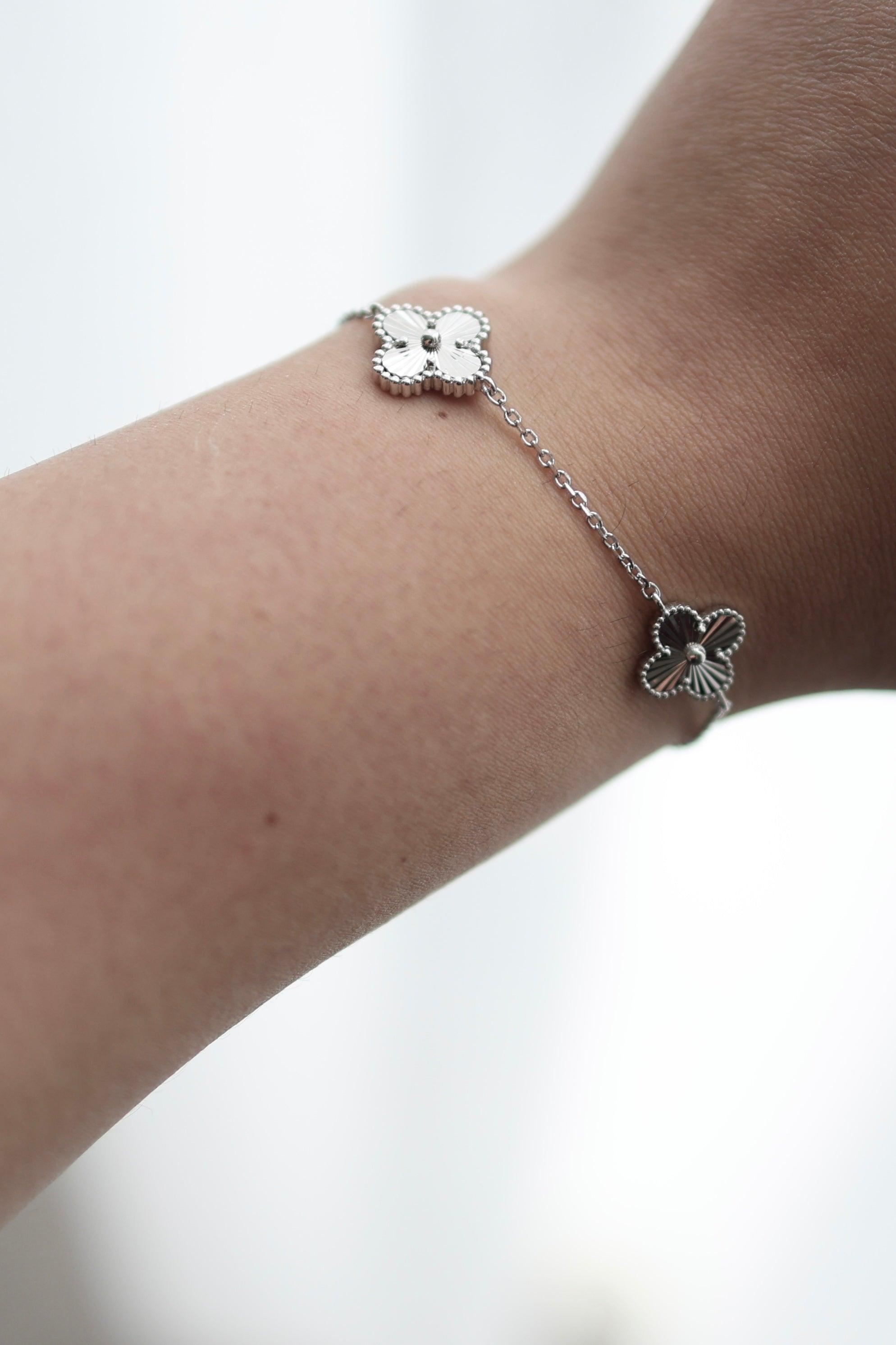 Clover Silver Bracelet - Iane Jewelry