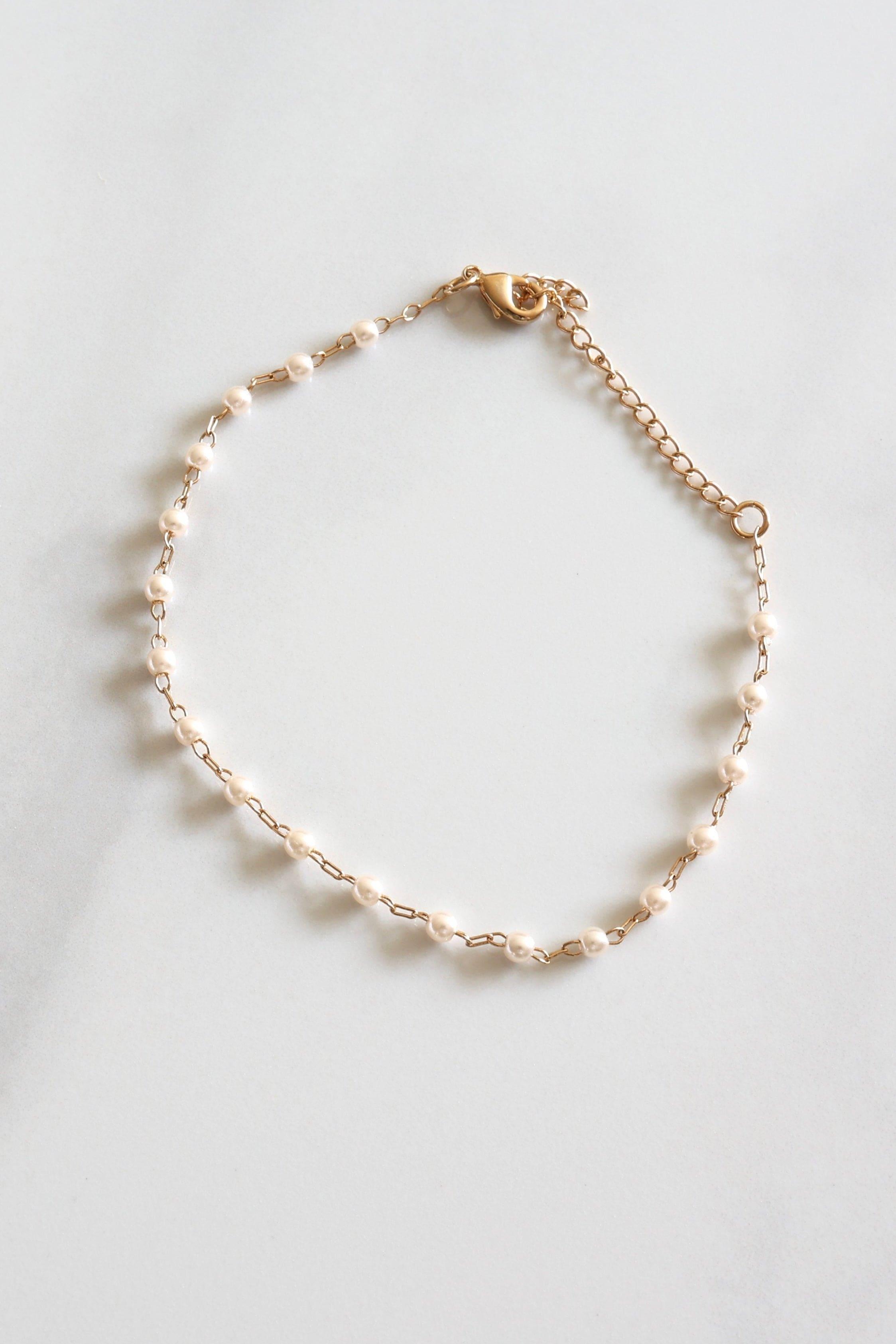 Classic Pearl Tiny Bracelet - Iane Jewelry