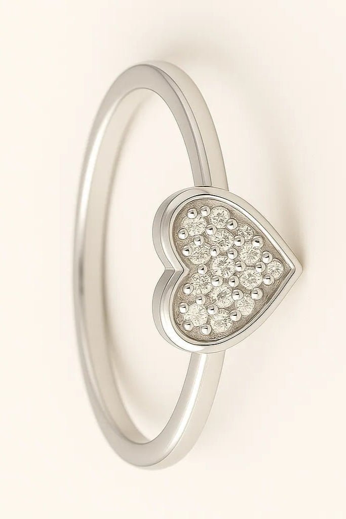 Sterling Silver Heart Ring - Iane Jewelry