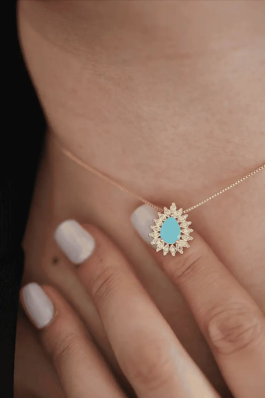 Turquoise Dream Gold Jewelry Set - Iane Jewelry