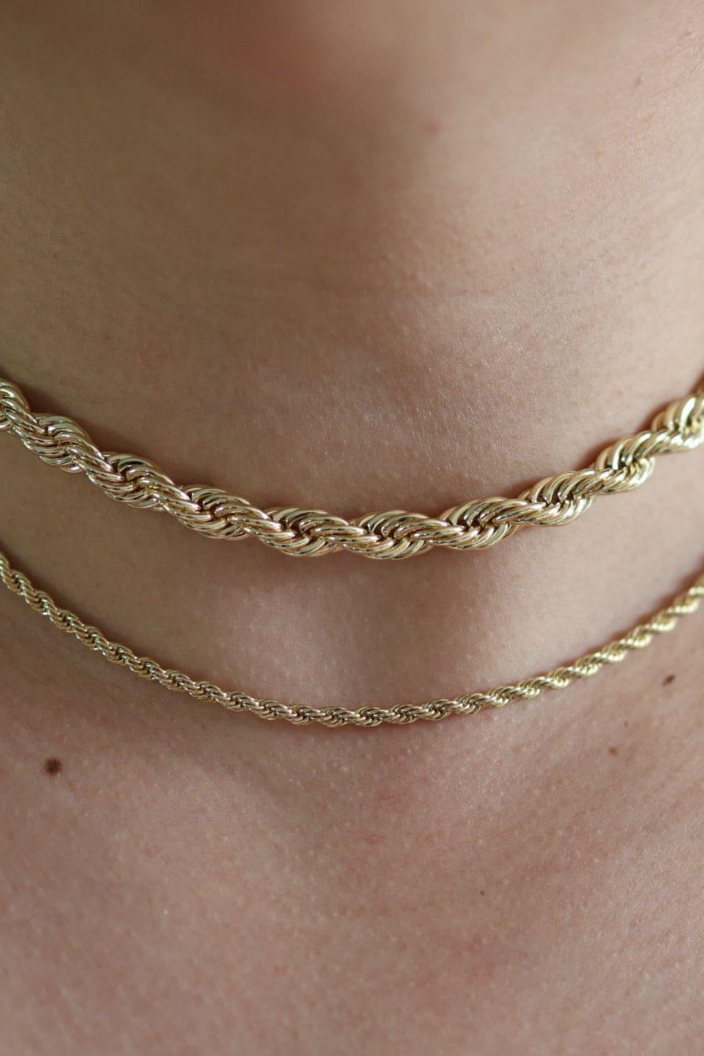 Classic Gold Link Necklace - Iane Jewelry